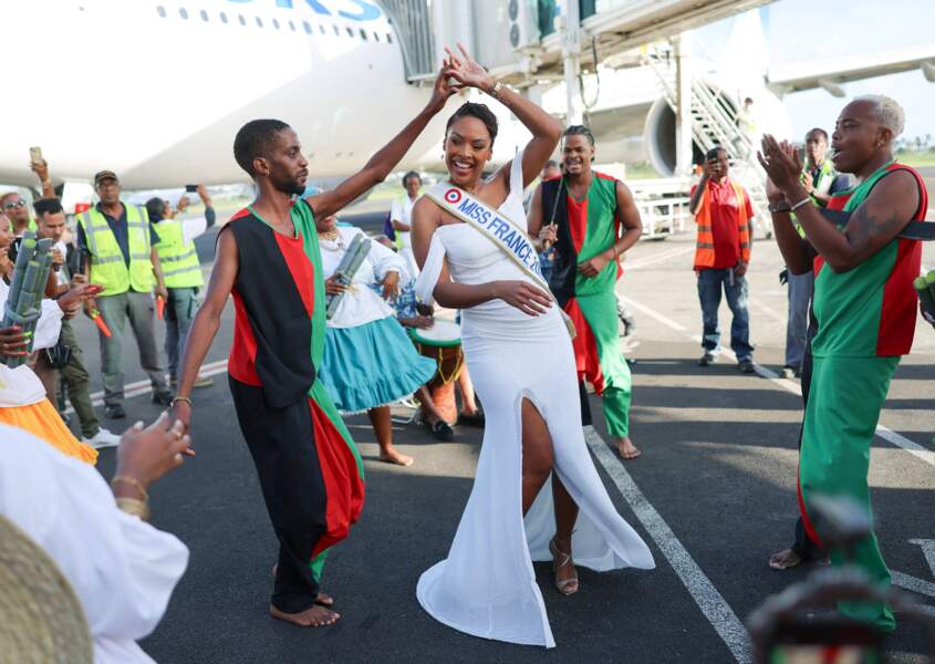 Angélique Angarni Filopon en Martinique les images du retour de Miss