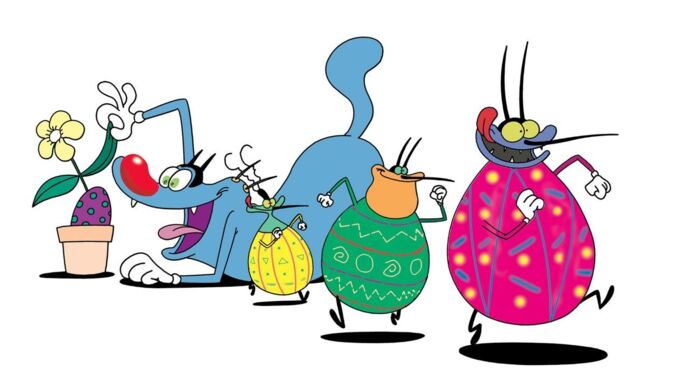 Oggy Et Les Cafards Le Chat Miaule Et La Caravane Passe