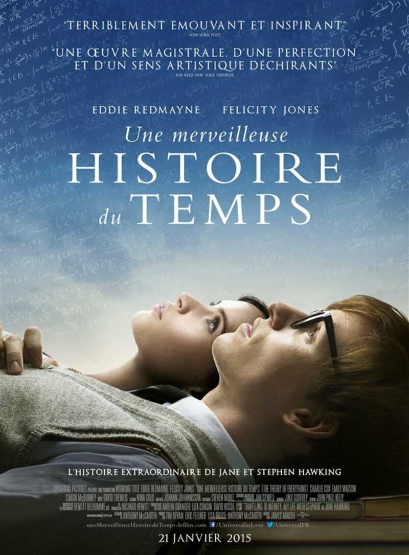 Distribution De Une Merveilleuse Histoire Du Temps Une merveilleuse histoire du temps de James Marsh (2014), synopsis