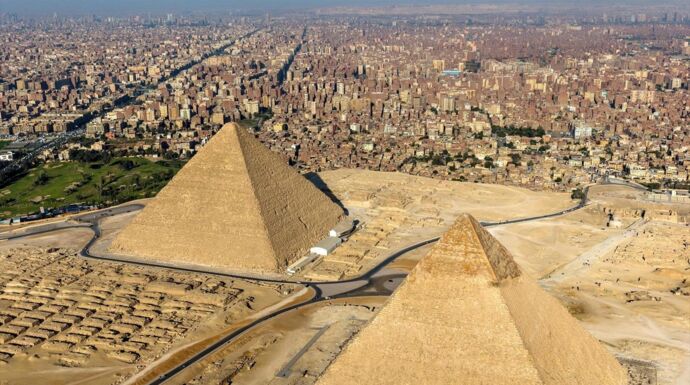 Résultat de recherche d'images pour "l'egypte vue du ciel"