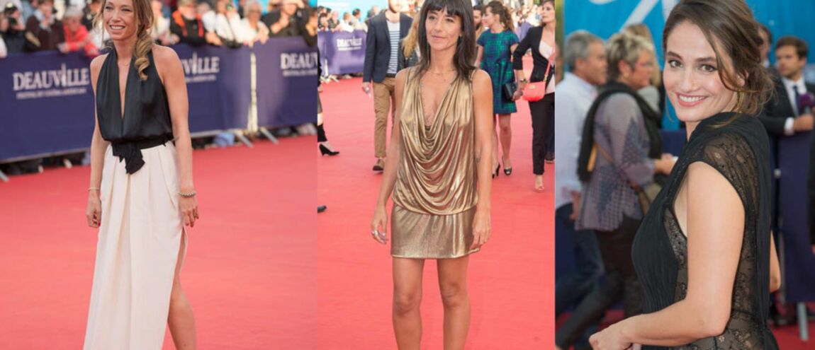 Festival de Deauville Marie Gillain en robe transparente