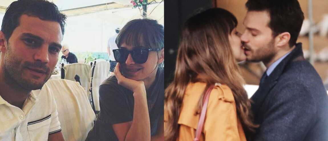 50 nuances plus sombres : baiser fougueux, tenues sexy ...