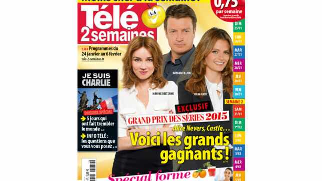 Programme Tv Ce Soir Tele 2 Semaines À la Une de Télé 2 semaines : (EXCLU) Grand Prix des séries 2015