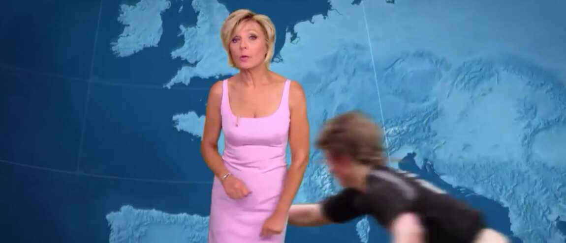 Films Et Séries Tv Avec évelyne Dhéliat Choc ! Evelyne Dhéliat violemment plaquée pendant la météo