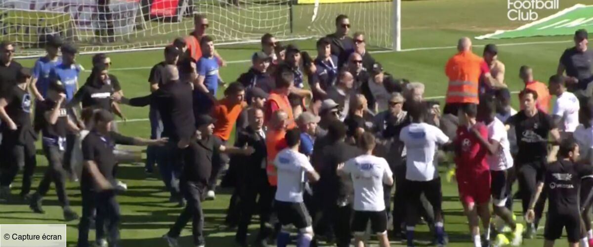 Football Hallucinant Bastia Lyon Interrompu A Cause De Violences Videos