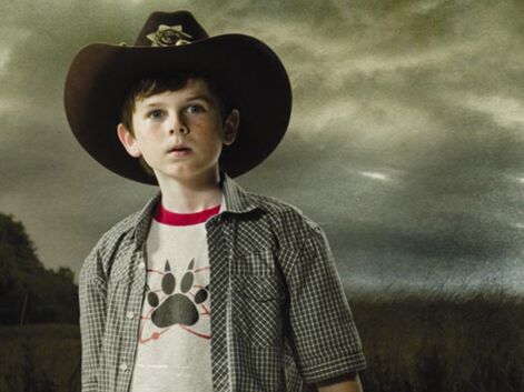 The Walking Dead : le petit Carl (Chandler Riggs) a bien grandi