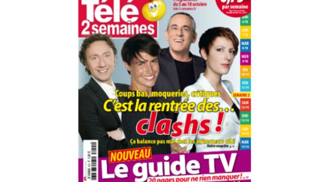Programme Tv By Télé 2 Semaines Votre Programme Télé A la Une de Télé 2 semaines : la rentrée des clashs - actu - Télé 2