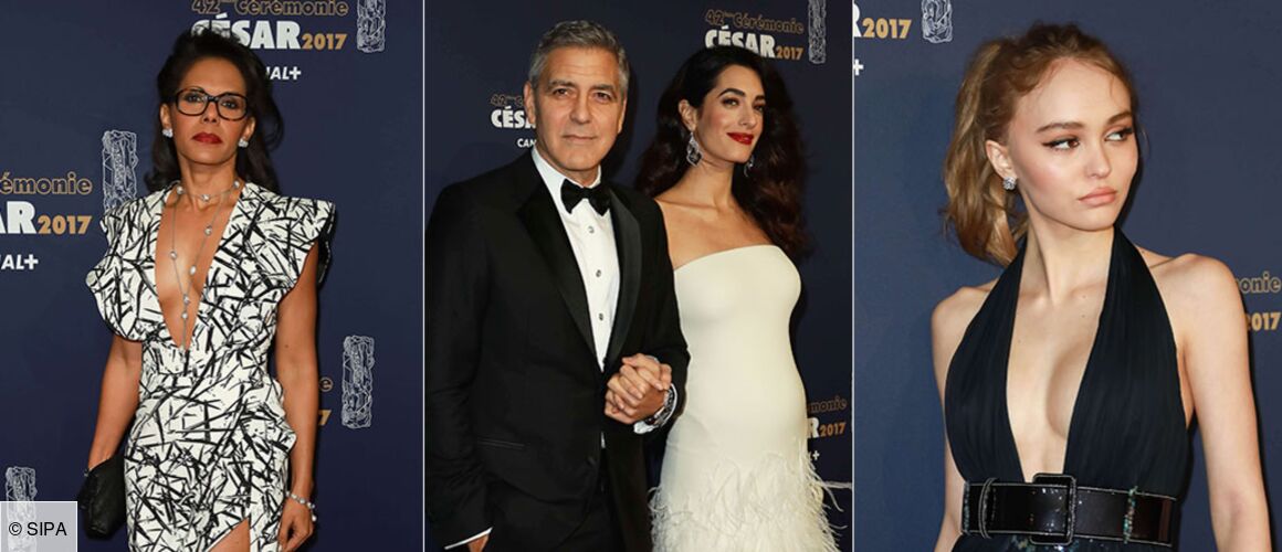 Amal Clooney Et Son Baby Bump Audrey Pulvar Et Lily Rose Depp Ultra Decolletees Le Tapis Rouge Des Cesar 2017 46 Photos Cinema Tele 2 Semaines