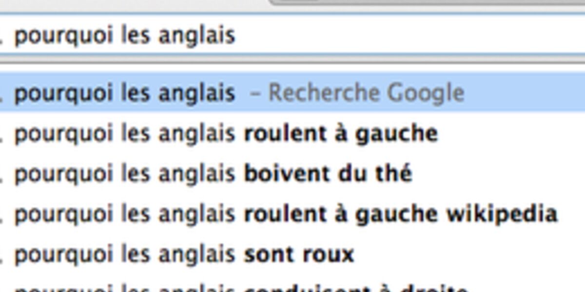 Google Pourquoi Les Gens Tapent Pourquoi Les Anglais