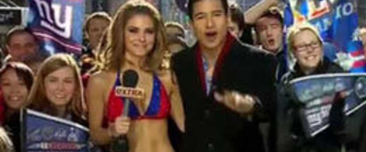 La Sexy Maria Menounos Perd Un Pari Et Se Déshabille En Direct Video