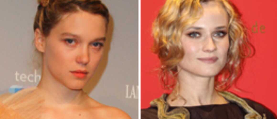 lea seydoux versailles l 233 a seydoux et diane kruger tournent au ch 226 teau de versailles lea seydoux versailles l 233 a seydoux et diane kruger tournent au ch 226 teau de versailles