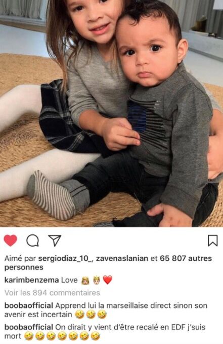 Quand Booba Chambre Le Fils De Karim Benzema Sur Instagram