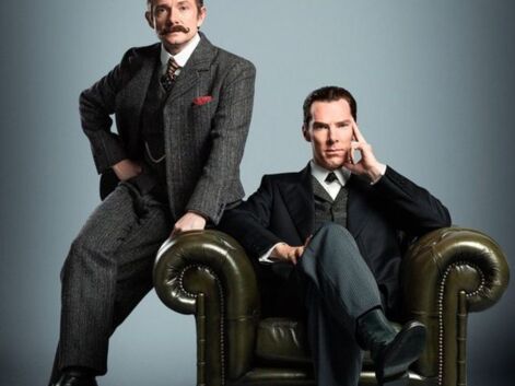 Benedict Cumberbatch et Martin Freeman relookés pour Sherlock
