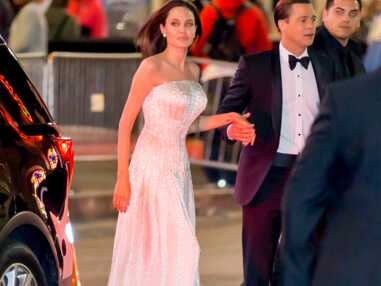 Angelina Jolie et Brad Pitt amoureux et glam' sur la tapis rouge de Vue sur mer