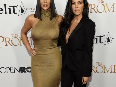The Promise : Les soeurs Kardashian, sexy, font vibrer le tapis rouge à l'avant-première du film (18 PHOTOS)