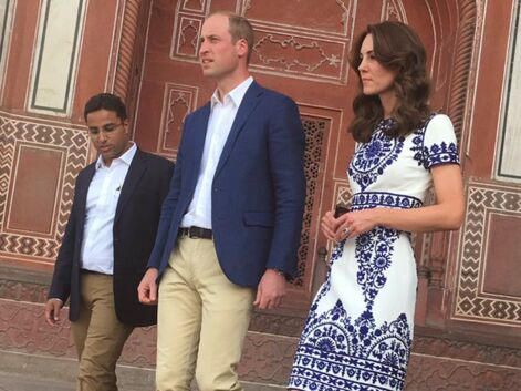 Le Prince William et Kate Middelton rendent hommage à Lady Di au Taj Mahal