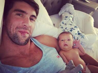 Découvrez l'adorable bébé de Michael Phelps, venu soutenir papa aux JO !
