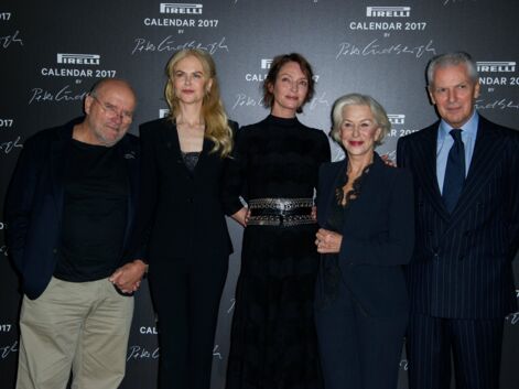 Nicole Kidman, Uma Thurman... de passage à Paris pour le calendrier Pirelli