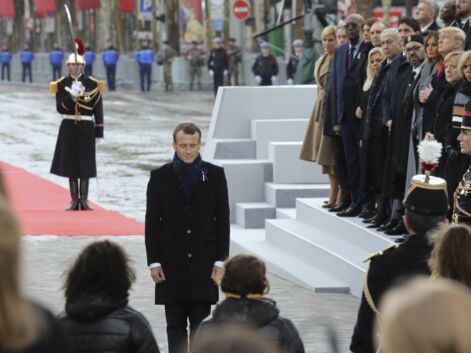 Brigitte et Emmanuel Macron, Melania et Donald Trump, Charlène et Albert de Monaco... tous réunis pour la commémoration du 11 novembre