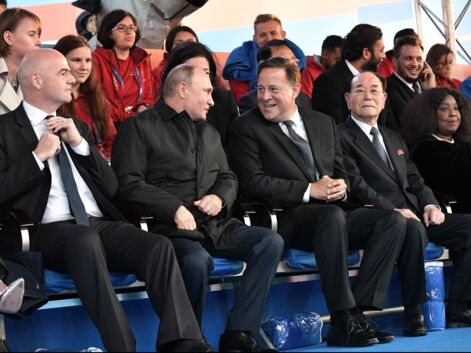 Coupe du monde : le faux Kim Jong Un, Agathe Auproux, Maradona... Les people en tribunes !