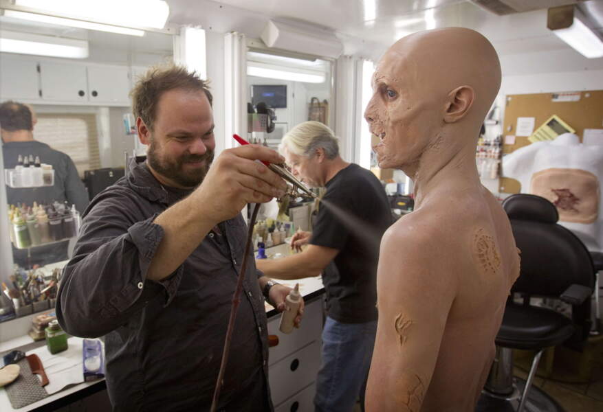 Les acteurs de The Walking Dead horscaméra, sur le tournage de la