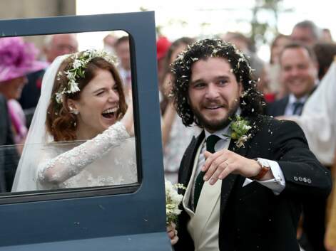 Mariage de Kit Harington et Rose Leslie : les amoureux se sont dit oui en présence des acteurs de Game of Thrones