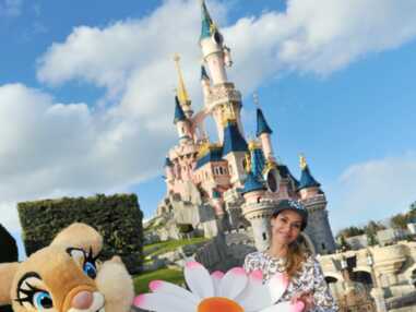 Ingrid Chauvin rayonnante à Disneyland Paris