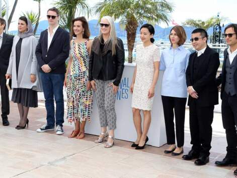 Jane Campion et les membres du jury du 67ème Festival de Cannes