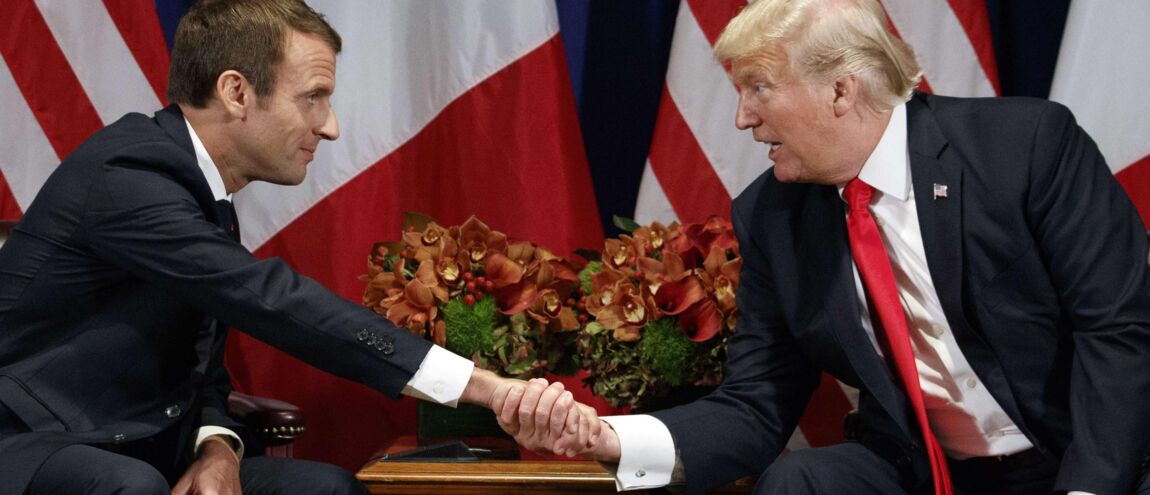 Le Président Parle Quand à La Télé Découvrez le cadeau d'Emmanuel Macron pour Donald Trump