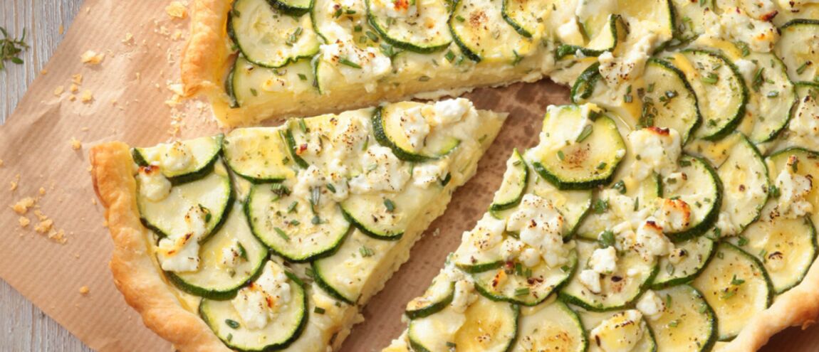 Tarte Aux Courgettes Herbes De Provence Et Chevre La Recette