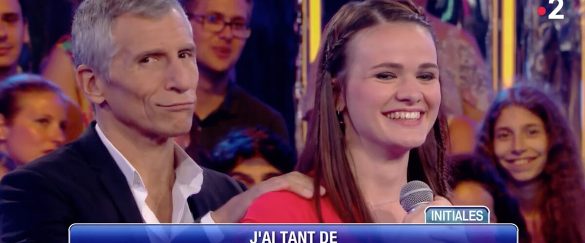 N'oubliez pas les paroles : Valentine massée par Nagui, la maestro fait des jaloux dans le ...