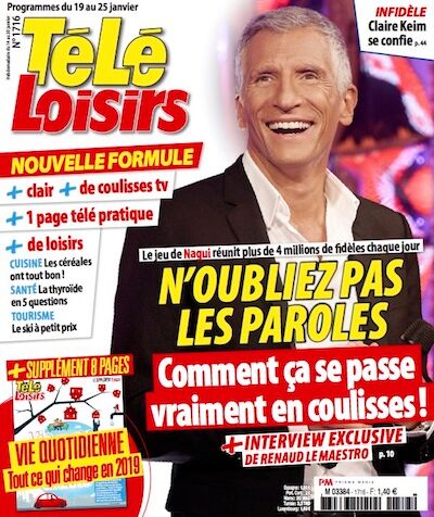 A La Une De Tele Loisirs N Oubliez Pas Les Paroles Comment Ca Se Passe Vraiment Dans Les Coulisses