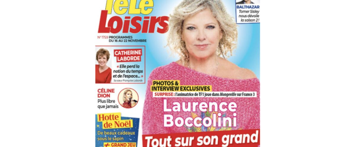 A la une de Télé-Loisirs : l’interview exclusive de Laurence Boccolini, bientôt de retour dans une fiction sur - Télé Loisirs.fr