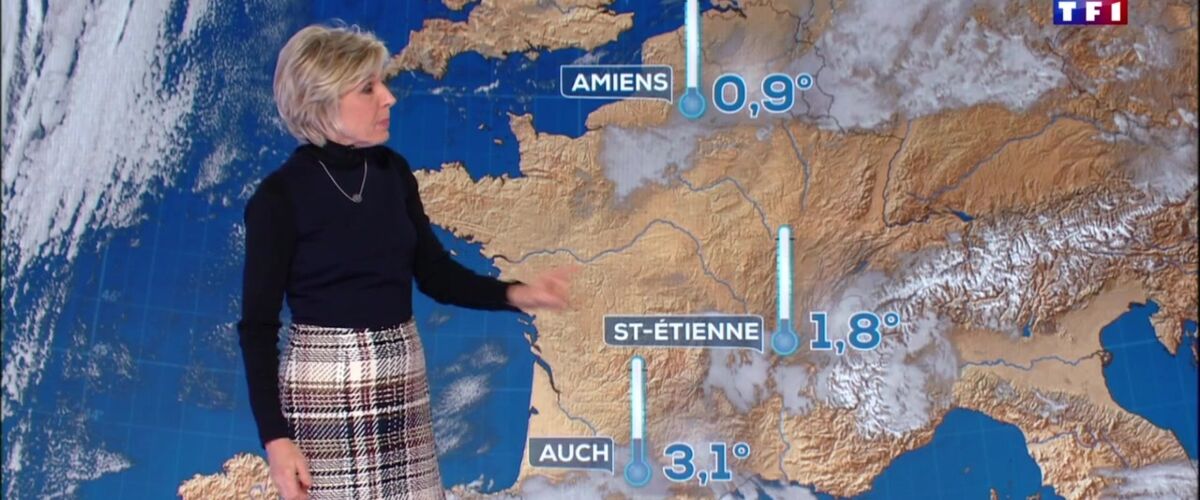 Pour la première fois, Saint-Etienne apparaît sur la carte météo du 20 heures de TF1 ! - Télé Loisirs.fr