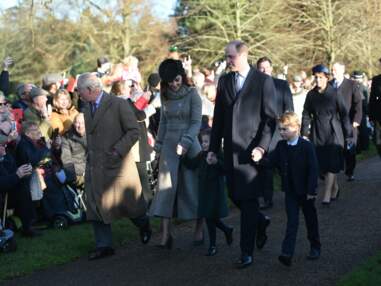 Le prince George et la princesse Charlotte adorables à leur première messe de Noël