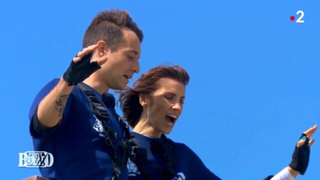 Fort Boyard Alexandra Rosenfeld Tetanisee Hugo Clement La Supplie De Sauter Dans Le Vide Video Actu Tele 2 Semaines