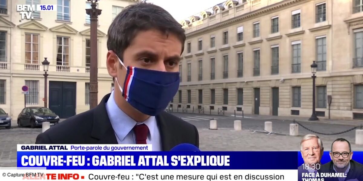 Reconfinement Gabriel Attal Reagit A Son Couac Sur Le Couvre Feu J Aurais Du Etre Plus Clair Video