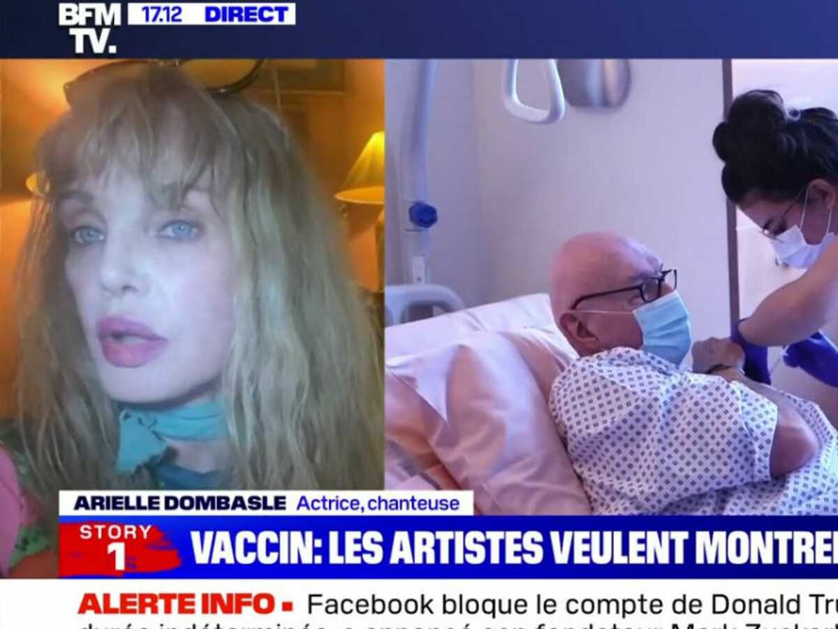 Arielle Dombasle appelle les Français à se faire vacciner pour 