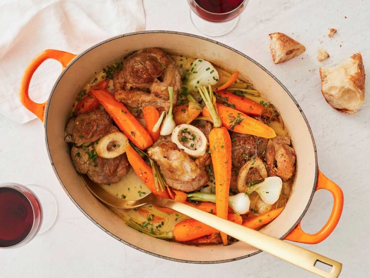 Osso buco aux oranges et carottes : la recette facile de Michel Cymes et Chef Damien