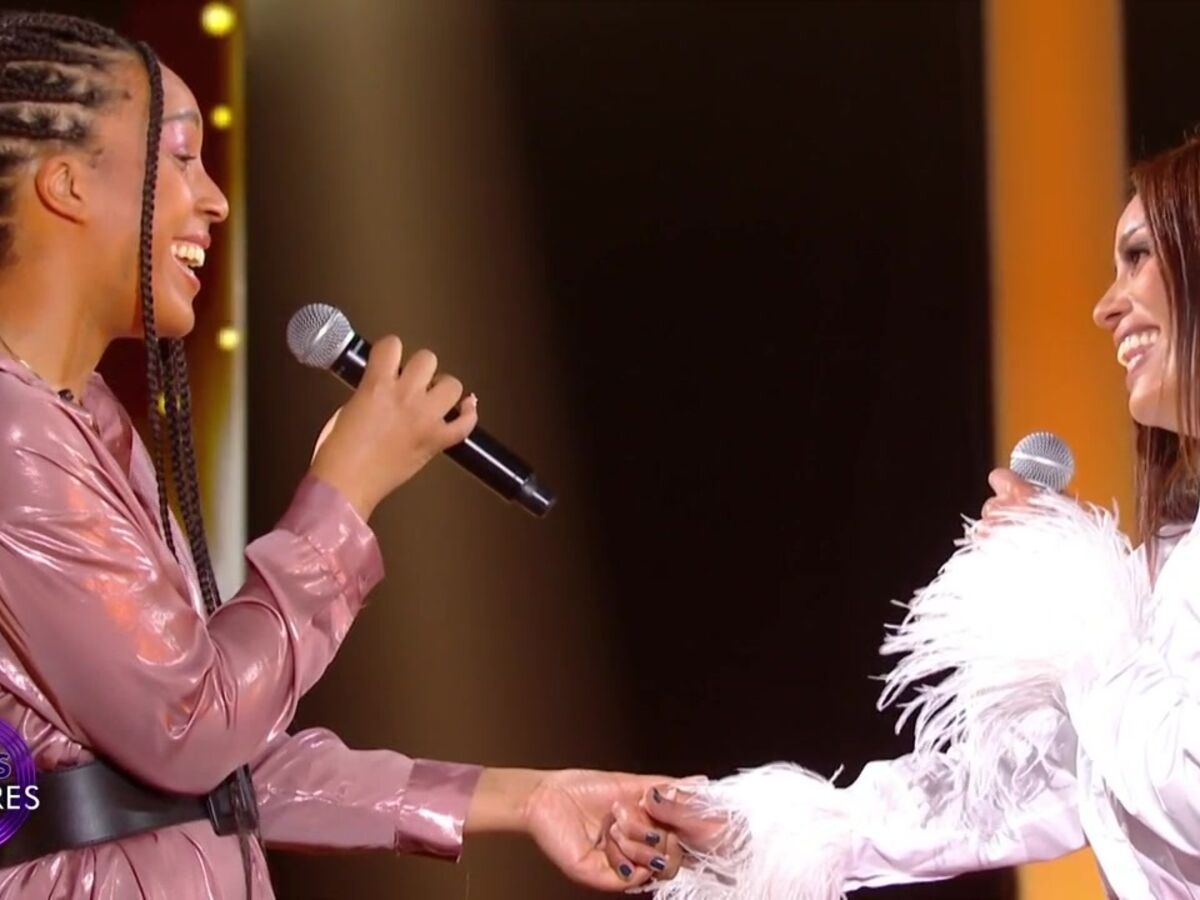 Duos mystères : Amel Bent fond en larmes en découvrant qu'elle chante avec sa soeur May