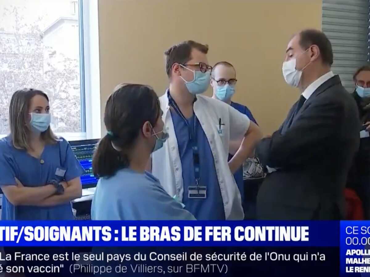 On n'a pas été écoutés ! : Jean Castex interpellé par un soignant lors d'une visite d'un hôpital à Lyon (VIDEO)