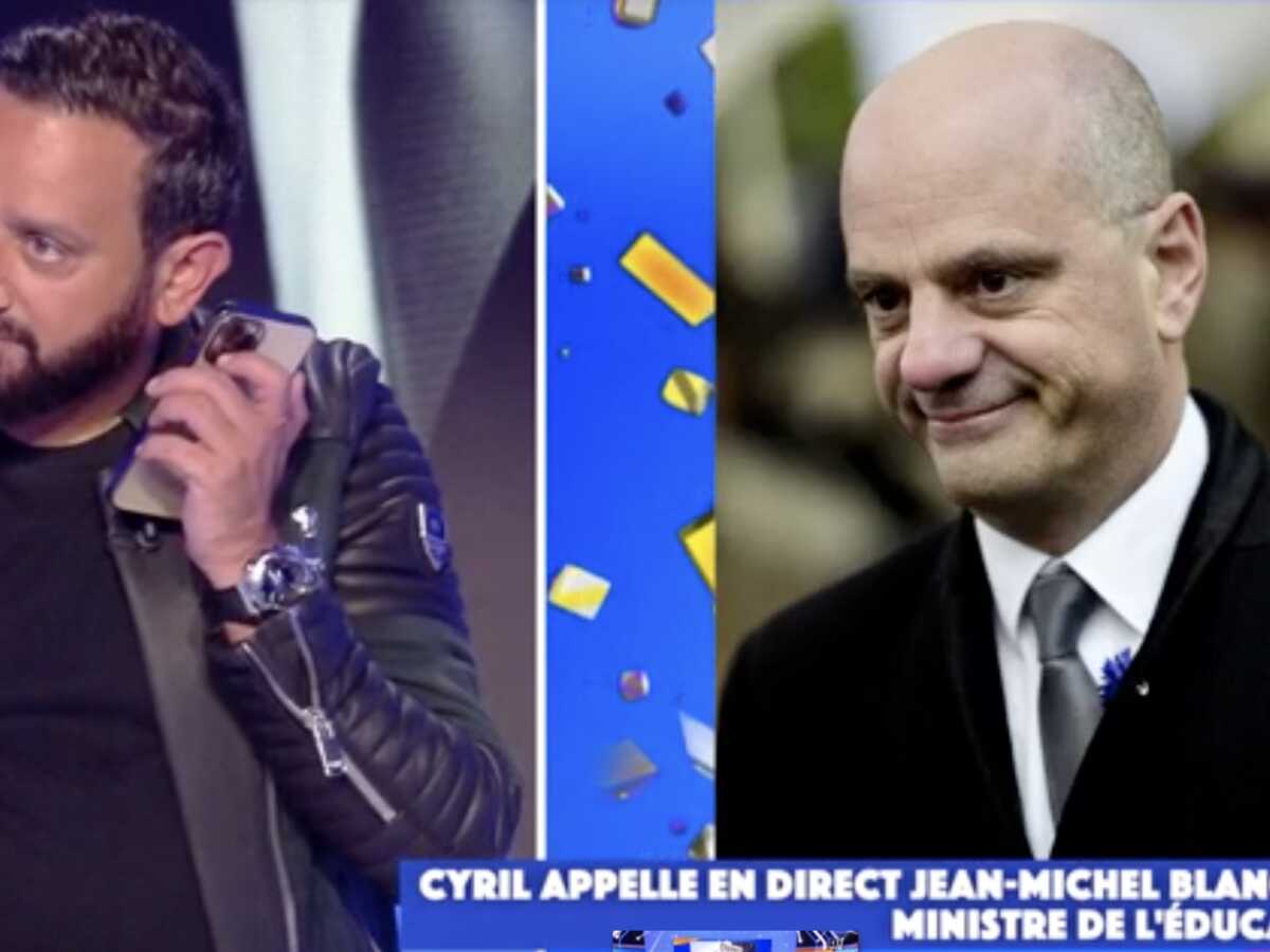 TPMP : Cyril Hanouna tacle Jean-Michel Blanquer avant d'appeler en direct le ministre de l'Education (VIDEO)