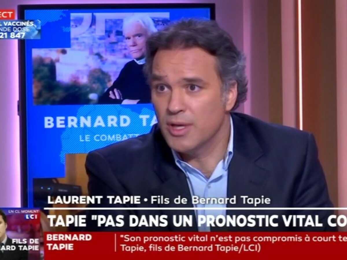 Bernard Tapie : son fils Laurent rassure sur l'état de santé de son père, son pronostic vital n'est pas compromis à court terme