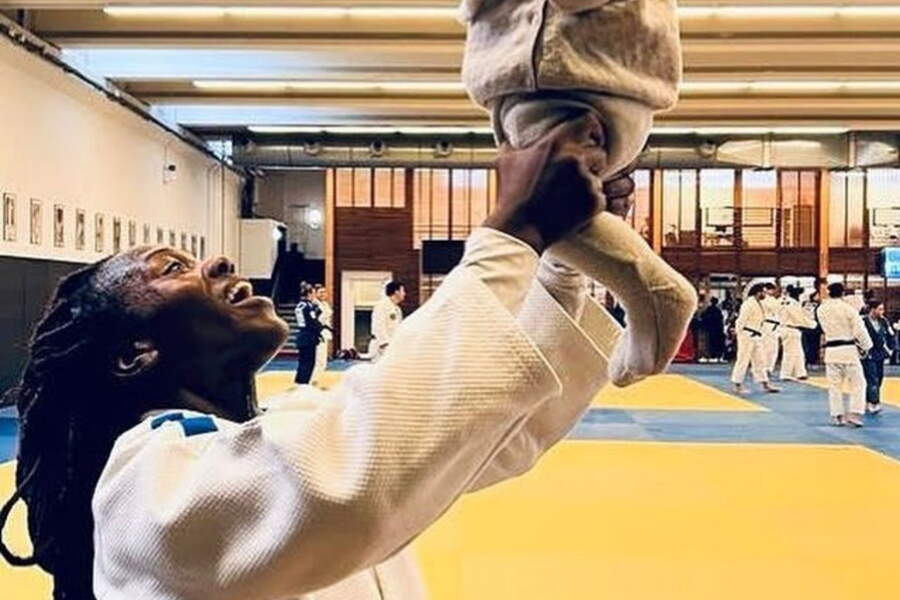 Clarisse Agbegnenou : qui est son compagnon, Thomas Grava ? - Télé Loisirs