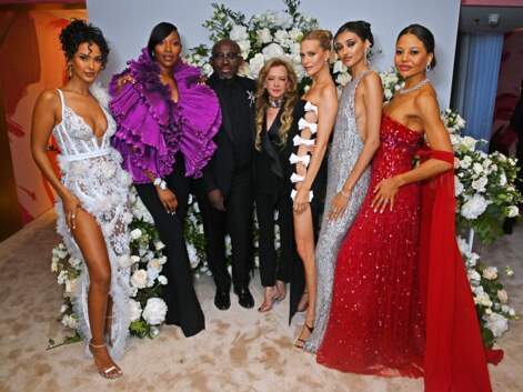 Soirée British Vogue et Chopard à Cannes : le rendez-vous des mannequins, qui ont sorti leurs tenues les plus folles !