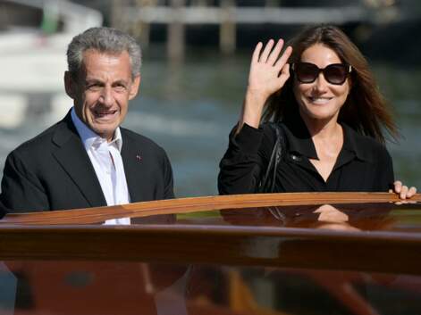 Carla Bruni radieuse à Venise avec Nicolas Sarkozy et sculpturale sur le tapis rouge de la Mostra