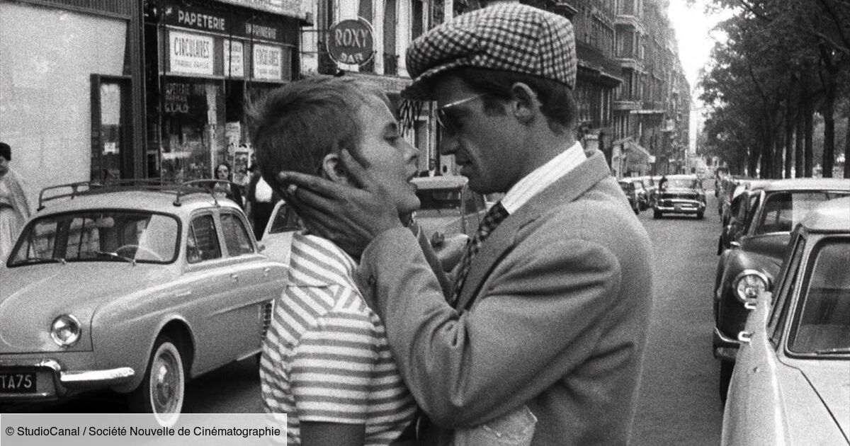 Jean Paul Belmondo Et Louis De Funes Film A bout de souffle