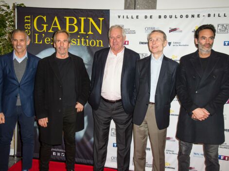 Paul Belmondo, Benjamin Castaldi, Anthony Delon tout sourire à l'exposition Gabin