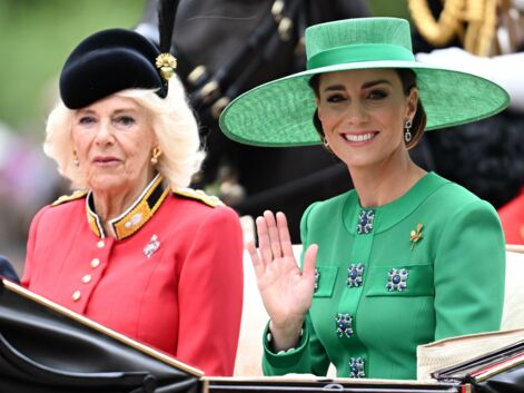 Kate Middleton éclatante, le prince William à cheval avec son père… Le premier Trooping the Colour du roi Charles III