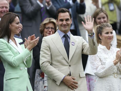 Kate Middleton et Roger Federer complices dans la loge royale de Wimbledon ! 